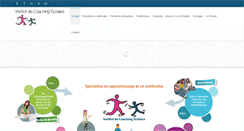 Desktop Screenshot of institut-coaching-scolaire.be